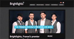 Desktop Screenshot of brightlightsband.com